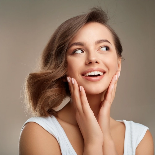 Улыбка после установки виниров